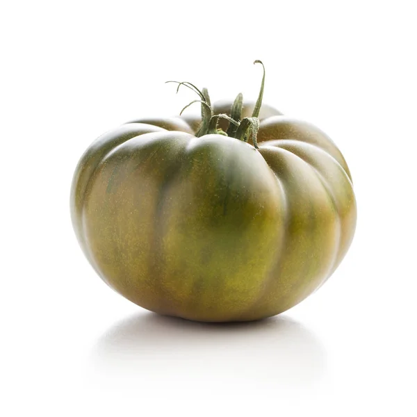 Dark Brandywine Tomato Isolated White Background — Stock Photo, Image