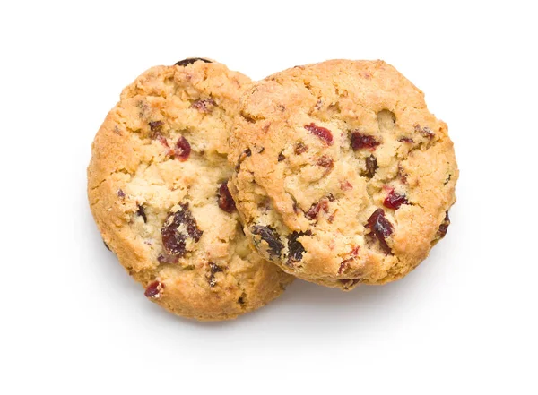 Zoete koekjes met rozijnen. — Stockfoto