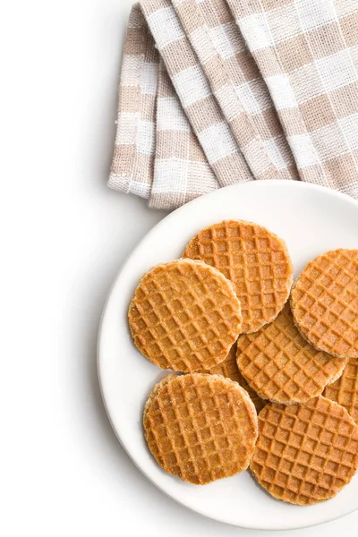 Süße Waffelkekse. — Stockfoto