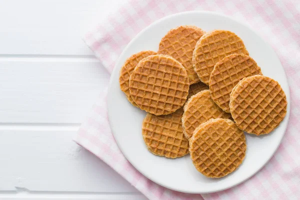 Tatlı waffle bisküvi. — Stok fotoğraf