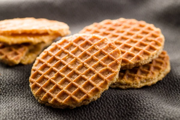 Tatlı waffle bisküvi. — Stok fotoğraf