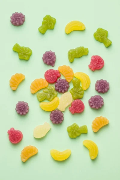 Frukt gelé godis. — Stockfoto