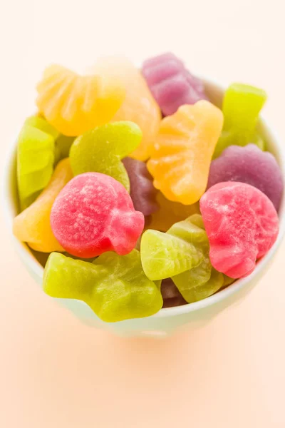 Fruit gelei snoepjes. — Stockfoto