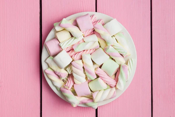 Słodki kolorowy marshmallows. — Zdjęcie stockowe