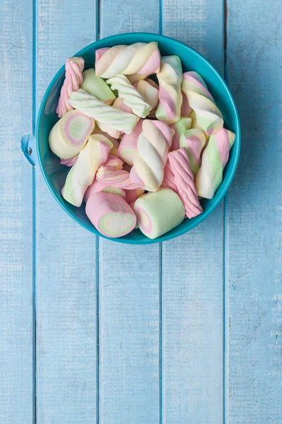 Dolci marshmallow colorati . — Foto Stock