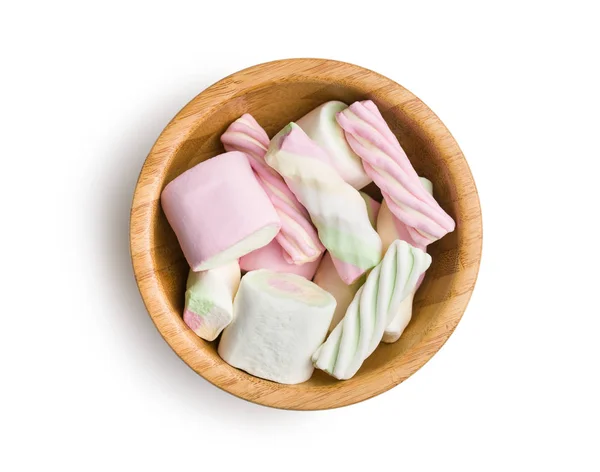 Zoete kleurrijke marshmallows. — Stockfoto