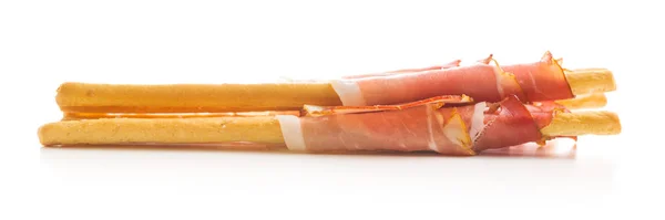 Parma Ham prosciutto s tyčinkami grissini. — Stock fotografie