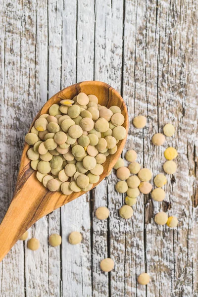 Uncooked dried lentil. — Stock Photo, Image