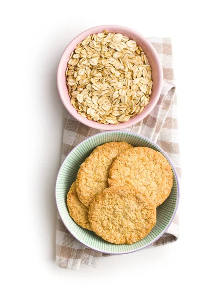 Crispy oatmeal cookies. — Stock Photo, Image