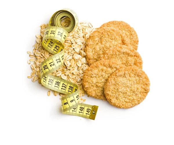 Crispy oatmeal cookies. — Stock Photo, Image