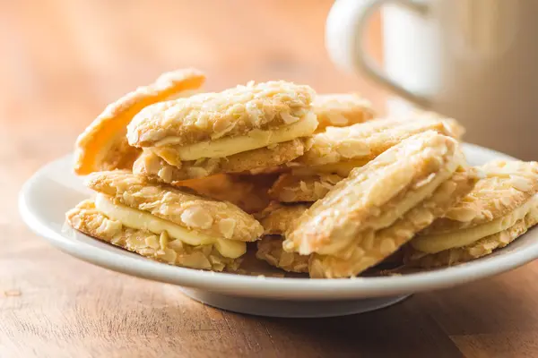 Söta kex dessert. — Stockfoto