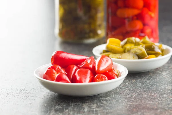 Syltet chili-paprika . – stockfoto