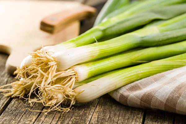 Green spring onions. — Stock Photo, Image