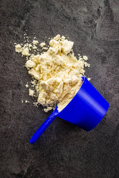 Peynir altı suyu protein tozu. — Stok fotoğraf