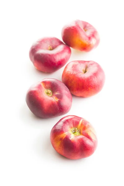 Nectarines plates mûres . — Photo