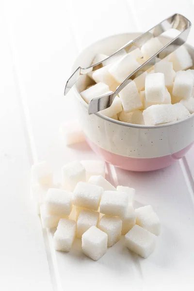 Sweet sugar cubes. — Stock Photo, Image