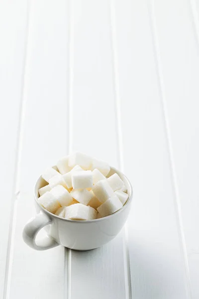 Sweet sugar cubes. — Stock Photo, Image