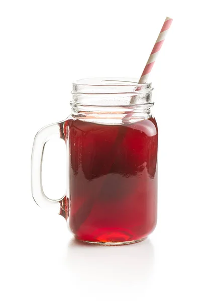 Glas fruktsaft. — Stockfoto