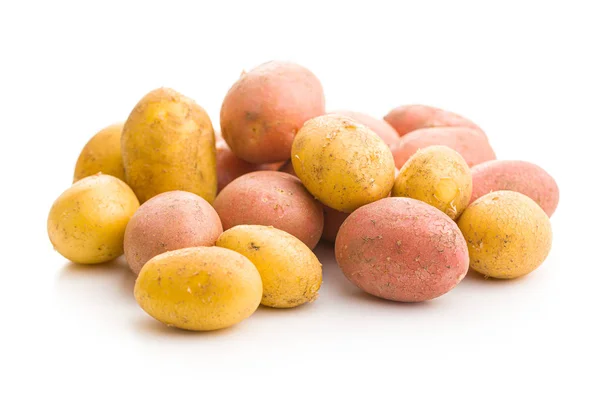 Čerstvé brambory. Syrové brambory. — Stock fotografie