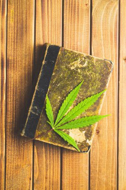 Marijuana cannabis leaves. clipart