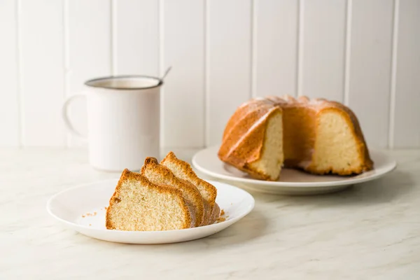 Sweet bundt cake. — Stock Photo, Image