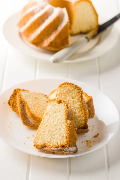 Sweet bundt cake. — Stock Photo, Image