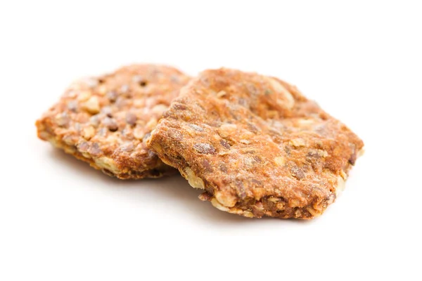 Salted crispy crackers. — Stock Photo, Image