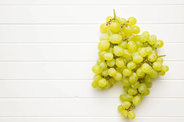 Tasty green grapes. White grape. — Stock Photo, Image