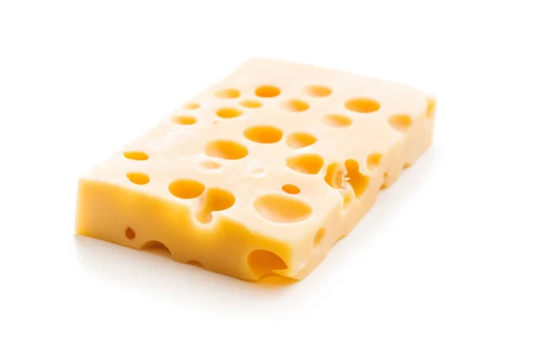 Bloco de queijo saboroso. — Fotografia de Stock