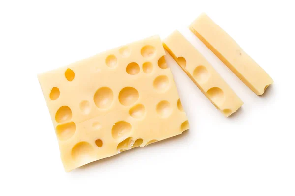 Block mit leckerem Käse. — Stockfoto