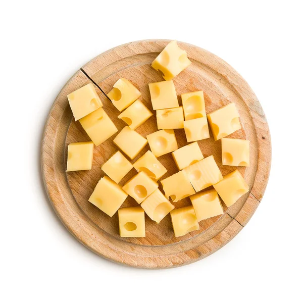 The cheese cubes. — Stock Photo, Image