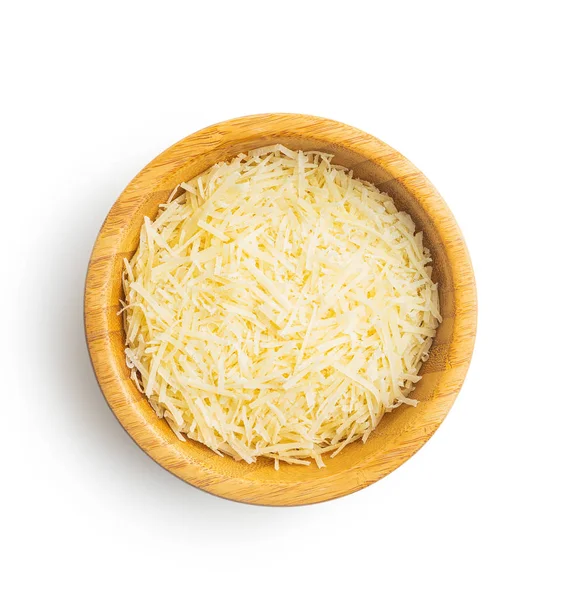 Gustoso formaggio grattugiato. Parmigiano . — Foto Stock