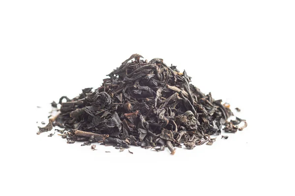 Dried black tea leaves. — Stock Photo, Image