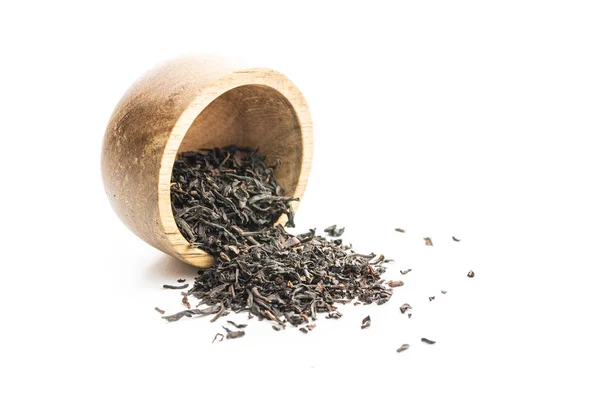 Hojas secas de té negro. —  Fotos de Stock