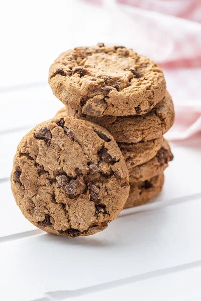 Sladké čokoládové cookies. — Stock fotografie