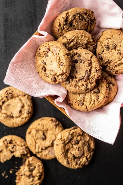 Sweet chocolate cookies. — Stock Photo, Image