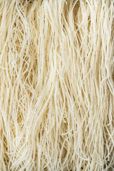 Primer Plano Los Fideos Arroz Blanco Sin Cocer —  Fotos de Stock