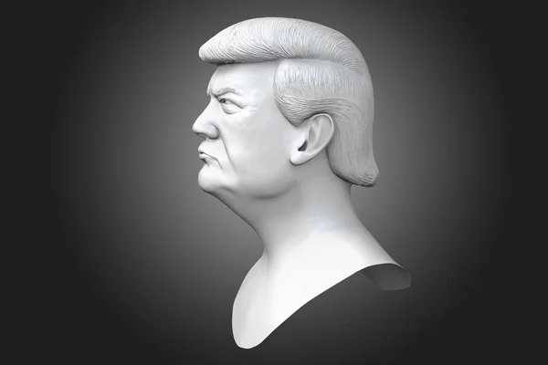 Donald John Trump President United States Render Illustration — Stock Photo, Image