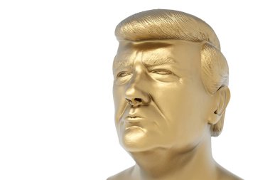 Altın Piyangodaki John. Birleşik Devletler Başkanı. 3D render illüstrasyon