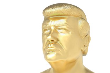 Altın Piyangodaki John. Birleşik Devletler Başkanı. 3D render illüstrasyon