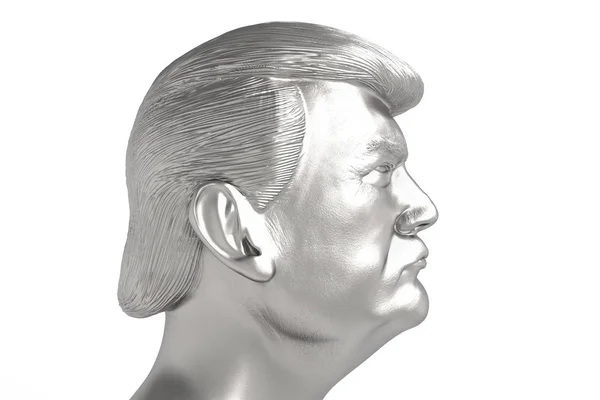 Silver Donald John Trump Presidente Los Estados Unidos Ilustración Renderizado —  Fotos de Stock