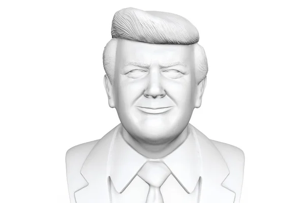 Smiling Donald John Trump President United States Render Illustration — Stock Photo, Image