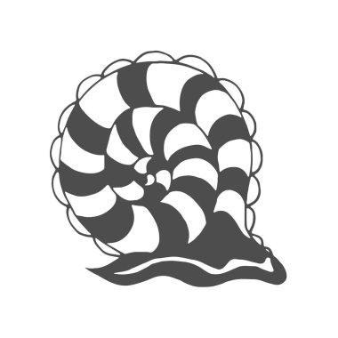 Çocuklar ve yetişkinler için sayfa boyama salyangoz. İzole desen. Çizgi film karakteri helix dekoratif unsur. Vektör el stres arka plan çekilmiş. Komik doodle kroki tarzı bir koklea ile.