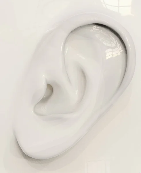 Rendered Illustration Human Ear — Stock Photo, Image