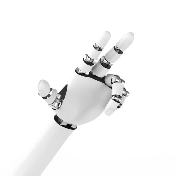 Representación 3D mano robótica —  Fotos de Stock
