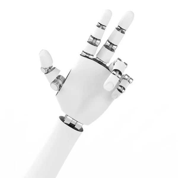 3D рендеринг роботизированной руки — стоковое фото