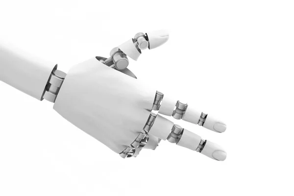 3D візуалізація роботизована рука — стокове фото