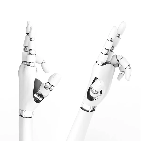 3D απόδοση ρομποτικού χεριού — Φωτογραφία Αρχείου