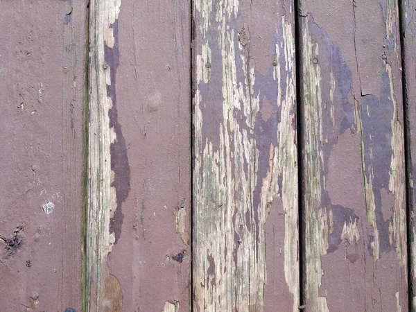 Крупним Планом Фото Пошкоджених Пофарбованих Старих Дерев Яних Балок Палуби — стокове фото