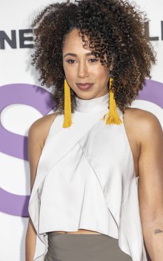 New York, NY, USA - June 12, 2018: Margot Bingham attends the New York special screening of the Netflix film Set It Up at AMC Loews Lincoln Square  clipart